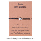 Football Charm Bracelet Bangle Team Flags Hand Band Bracelet