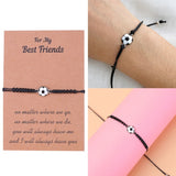 Football Charm Bracelet Bangle Team Flags Hand Band Bracelet