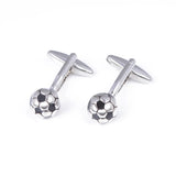 Football Cufflinks Soccer French Shirt Cuff Buttons Tie Clip Brooches