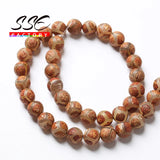 Tibetan Stone Beads Natural Dzi Agates 6-12mm