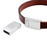 10mm Flat Leather Magnetic Clasps Closure for Bracelet Making
