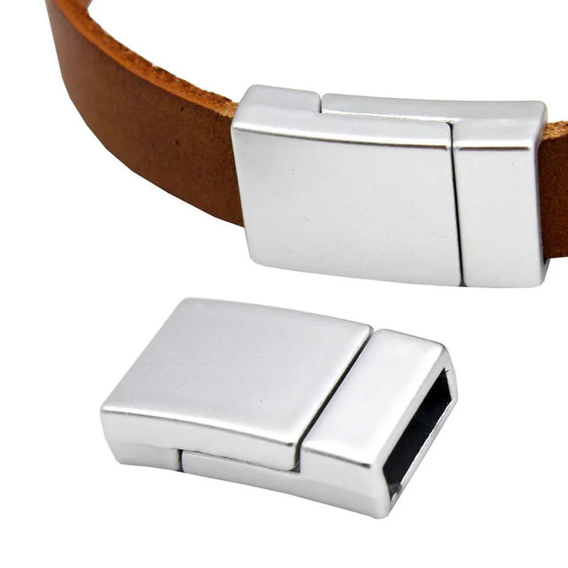 10mm Flat Leather Magnetic Clasps Closure for Bracelet Making