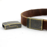 10mm Flat Leather Magnetic Clasps Closure for Bracelet Making