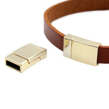 10mm Flat Leather Magnetic Clasps Closure for Bracelet Making