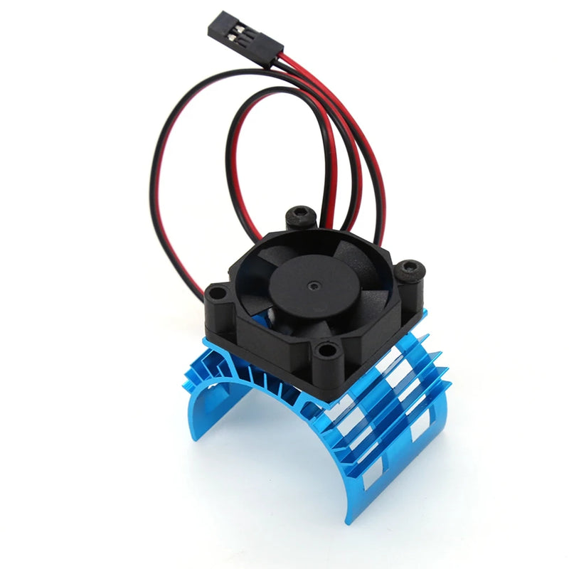 Aluminum Alloy Motor Heatsink Cover with Cooling Fan for RC Car