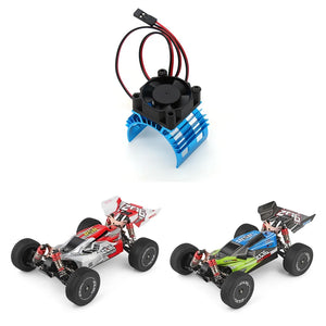 Aluminum Alloy Motor Heatsink Cover with Cooling Fan for RC Car