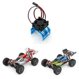 Aluminum Alloy Motor Heatsink Cover with Cooling Fan for RC Car