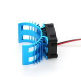 Aluminum Alloy Motor Heatsink Cover with Cooling Fan for RC Car