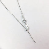 925 Sterling Silver Box Chain Choker Necklace For Women Girl Jewelry