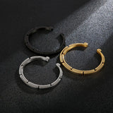 Men's Stainless Steel Three-color Bracelet Bangle