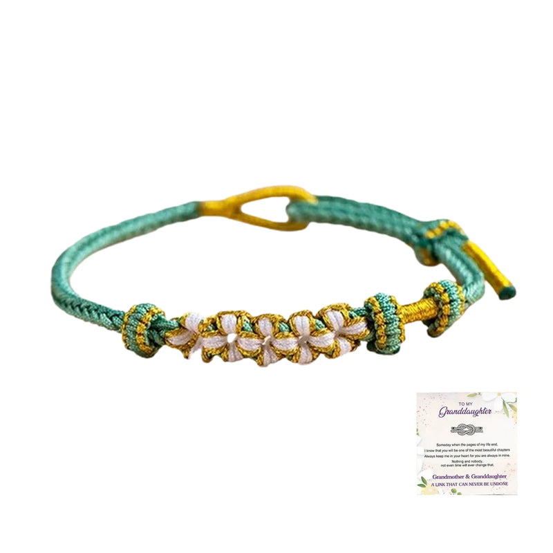Granddaughter Ethnic Birthday Gift Bracelet with Card