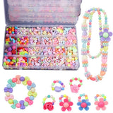 Kids DIY Bracelet Craft Beads Jewellery Making Set