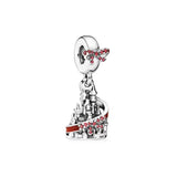 925 Silver Skull Holiday Juice Movie Bead Charm Bracelet