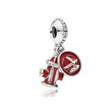 925 Silver Skull Holiday Juice Movie Bead Charm Bracelet