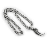 Men's Byzantine Chain Necklace 6.5mm Stainless Steel Silver Jewelry