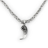 Men's Byzantine Chain Necklace 6.5mm Stainless Steel Silver Jewelry