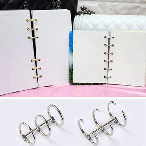 Silicone Notebook Cover Resin Molds Set with Book Rings