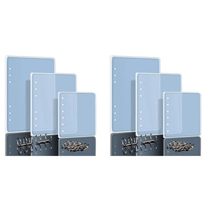 Silicone Notebook Cover Resin Molds Set with Book Rings