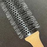 Round Comb Hair Styling Brush Curly Hair Metal Handle