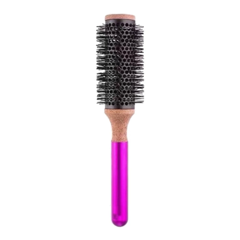 Round Comb Hair Styling Brush Curly Hair Metal Handle