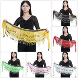 Tassels Sequins Belly Dance Belt Waist Chain Hip Scarf Dancer Skirt