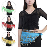 Tassels Sequins Belly Dance Belt Waist Chain Hip Scarf Dancer Skirt