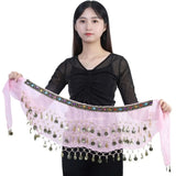 Tassels Sequins Belly Dance Belt Waist Chain Hip Scarf Dancer Skirt