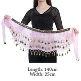 Tassels Sequins Belly Dance Belt Waist Chain Hip Scarf Dancer Skirt
