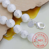 Silver Beads Chain Bracelet Wedding Party Lady Charm Jewelry