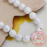 Silver Beads Chain Bracelet Wedding Party Lady Charm Jewelry