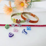 Glitter Sequin Bracelet Wristband for Kids Gift DIY Jewelry