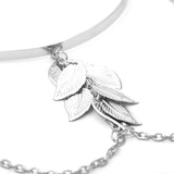 Boho Retro Leaves Arm Bracelet Cuff in Gold/Silver