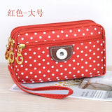 Multicolor Dots Snap Button Jewelry for Women MOM Girls Big Leaves-Bag QB662