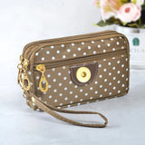Women Girls Dot 18mm Snap Button Jewelry Small Leaves-Bag QB867