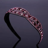 Women Shinny Hair Hoop Sweet Girls Headband Rhinestone Hairband