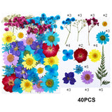 Dried Flowers DIY Crystal Resin Mold Fillings UV Epoxy Nail Art