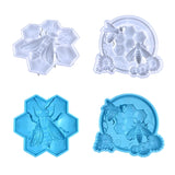 Bee Resin Molds Wall Decor Silicone Mold for Indoor/Home Decor C1FC