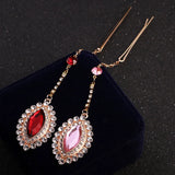 Ethnic Rhinestone Forehead Hair Pins for Women