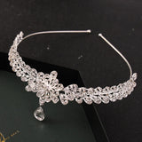 Indian Bridal Crown Rhinestones Pendant Tiaras Headbands Hair Accessories