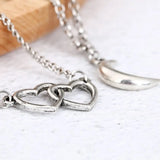 Foreign Trade Sun Love Heart Crescent Anklet Beach Foot Accessories