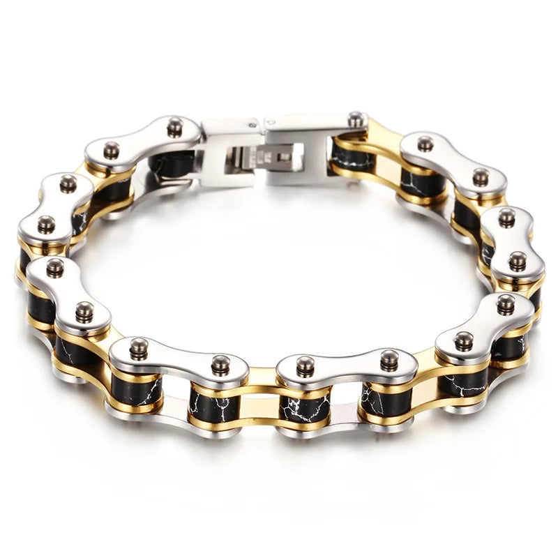 Men Titanium Steel Bracelet Multi-Color Optional