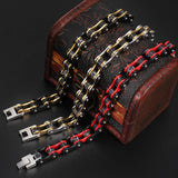 Men Titanium Steel Bracelet Multi-Color Optional