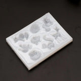 Forest Animal Silicone Mold Fox Squirrel Pig Elk Owl Resin Jewelry Mold