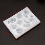 Forest Animal Silicone Mold Fox Squirrel Pig Elk Owl Resin Jewelry Mold