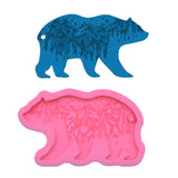 Forest Bear Keychain Silicone Mould DIY Crafts Polymer Clay Jewelry Making Tool