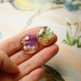 Forest Dept. Dried Flowers Resin Earring Patch DIY Kit