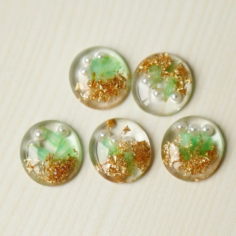 Forest Dept. Dried Flowers Resin Earring Patch DIY Kit