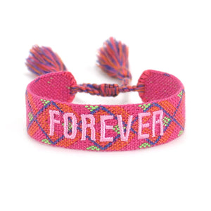 Forever Love Friendship Bracelets Woven Arm Stacked Bracelet