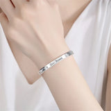 Forever Love S999 Sterling Silver Bangle Japanese Rose Boutique Gift