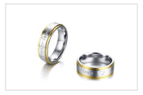Forever Love Wedding Ring 6mm Stainless Steel Engagement Promise Ring